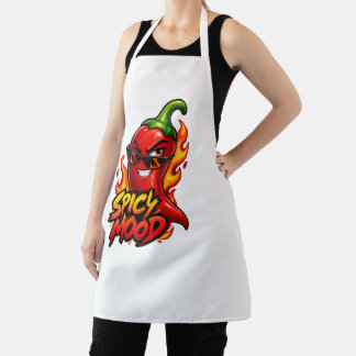 Hot Pepper Power – Funny Chili Kitchen Design Apron