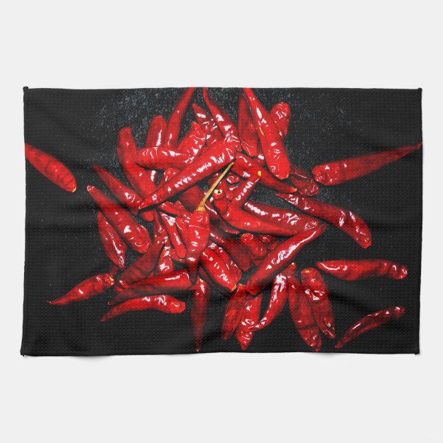 Hot Pepper - Still Life Kitchen Towel (Horizontal)