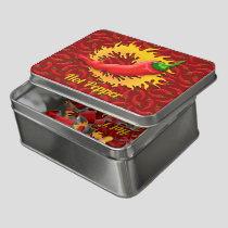 Hot Pepper with Flame Jigsaw Puzzle
