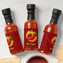 Hot Pepper with Flame Sauces