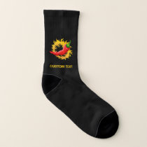 Hot Pepper with Flame Socks