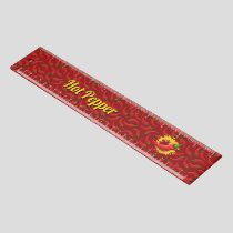 Hot Pepper with Flames 12 inch Ruler