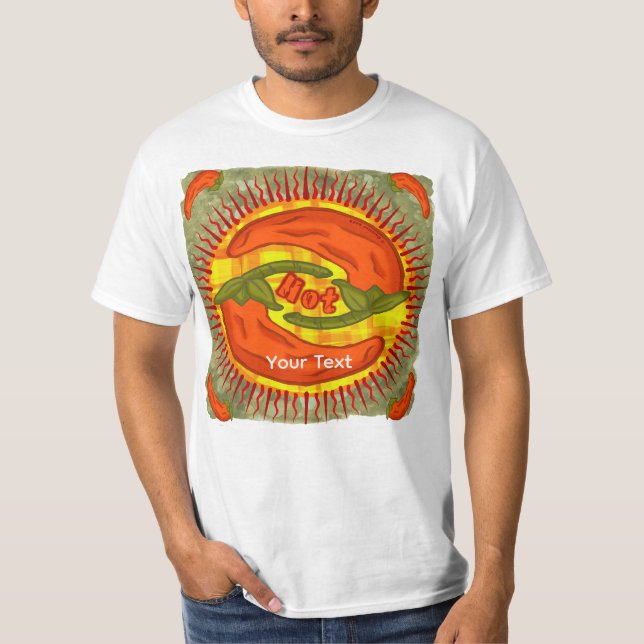 Hot Pepper yin yang T-Shirt (Front)