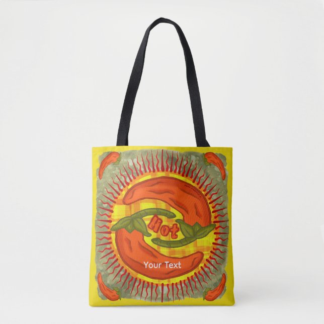 Hot Pepper yin yang Tote Bag (Front)