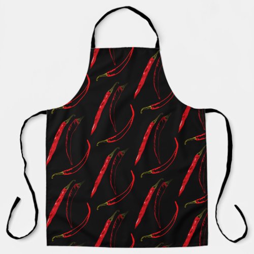Hot peppers  apron