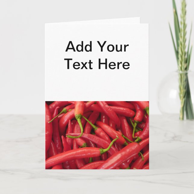 Hot Peppers Card (Front)