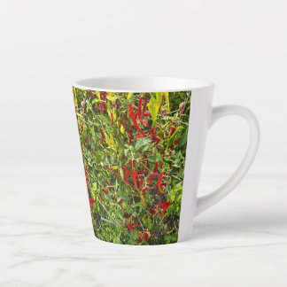 Hot Peppers for Hot Coffee! Latte Mug
