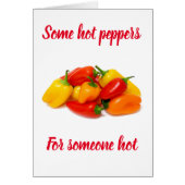 **HOT PEPPERS** ON YOUR BIRTHDAY (Front)