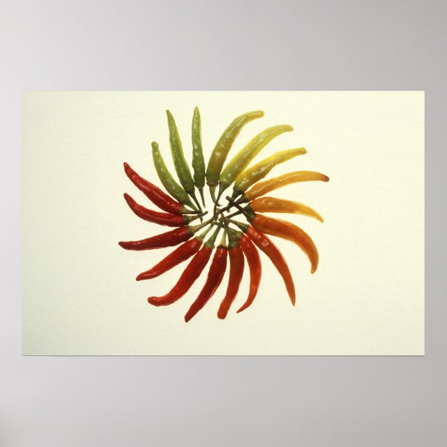 Hot Peppers Poster (Front)