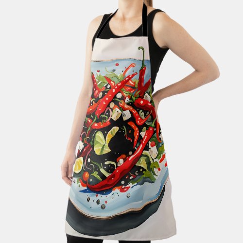 Hot Peppers Salad  Apron