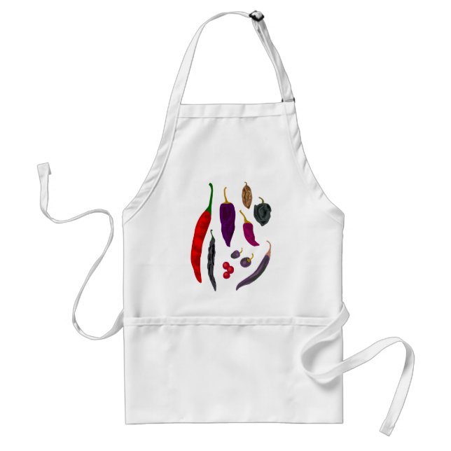 Hot Peppers Spice Apron (Front)