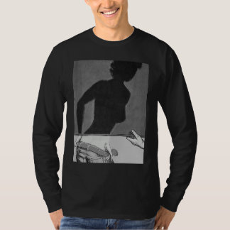 Hot Pin Up Girl Shadow Retro Pinup Girl Silhouette T-Shirt