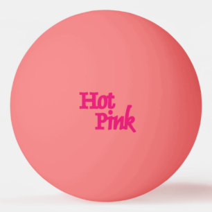 Hot Pink 1-star pink ping pong ball