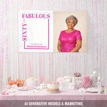Hot Pink 60th Birthday Photo Tribute