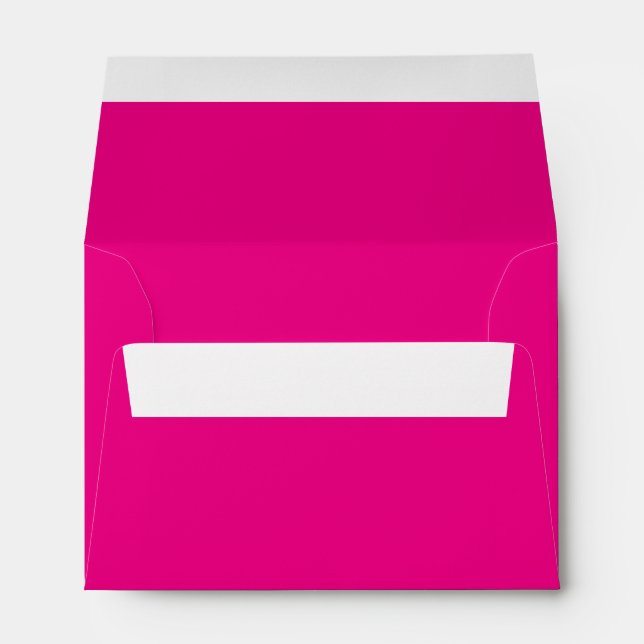 Hot Pink A6 Envelope (Back (Bottom))