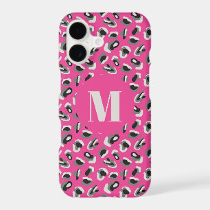 Hot Pink Abstract Animal Print iPhone 17 Case