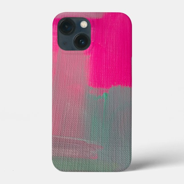 Hot Pink Abstract  Case-Mate iPhone Case (Back)