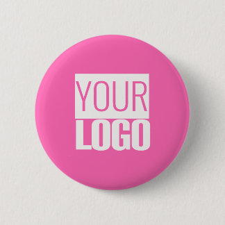 hot pink - add your logo button