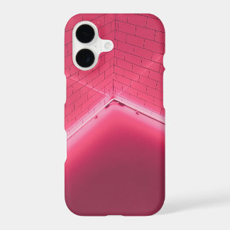 Hot Pink Aesthetic Abstract Geometry Custom  iPhone 17 Case