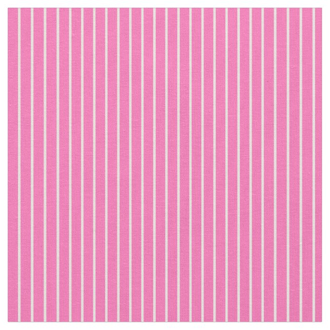 Hot Pink and Beige Lines/Stripes Pattern Fabric (Close Up)