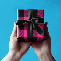 Dark Hot Pink Wrapping Paper