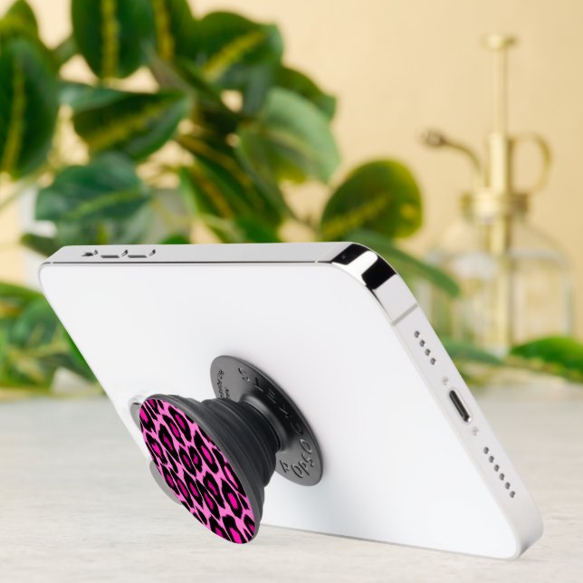 PopTop PopSockets - Dessus Interchangeable Pour PopGrip - Cœur Blanc Et Noir - 11