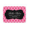 Hot Pink and Black Modern Moroccan Lattice