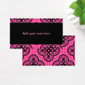 Hot pink and black victorian kaleidoscope decor (Desk)