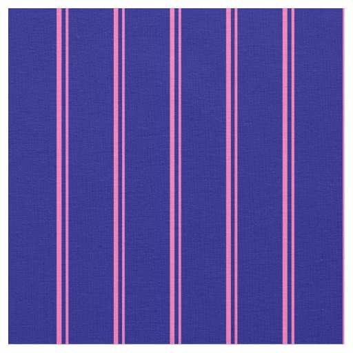 Hot Pink and Blue Striped/Lined Pattern Fabric