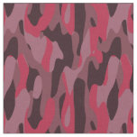 Hot pink and Burgundy Camo Fabric
