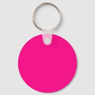 Hot Pink and Customizable Keychain