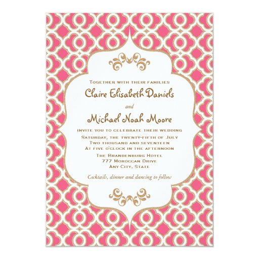 Moroccan Wedding Invitations 2