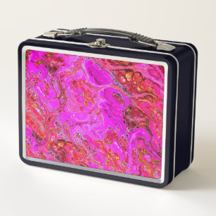 Hot Pink and Magenta Swirl Lunchbox