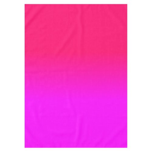 Hot Pink and Neon Pink Ombre Shade Color Fade Tablecloth