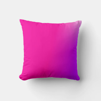 Hot pink and purple  throw pillow
