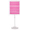 Hot Pink and White Chevron Zigzag Pattern