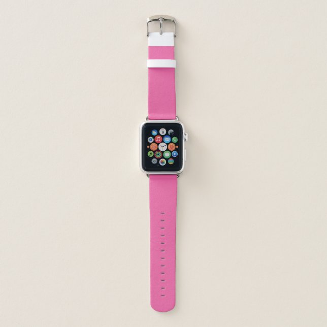 HOT PINK APPLE WATCH BAND (Front)