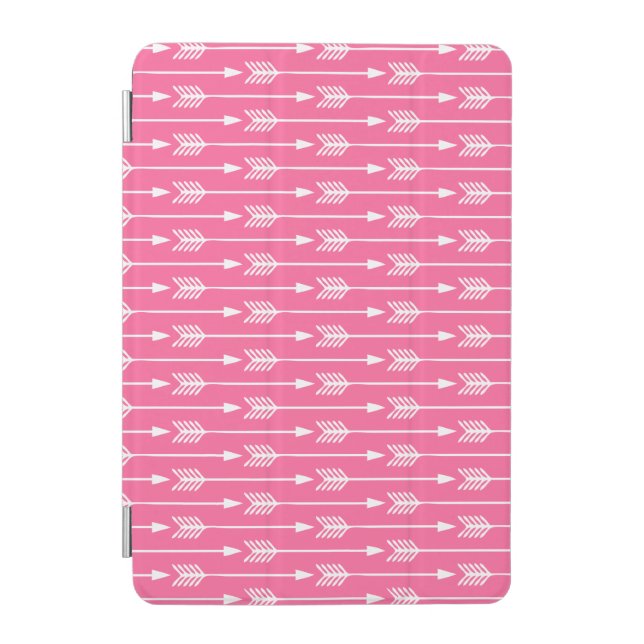 Hot Pink Arrows Pattern iPad Mini Cover (Front)