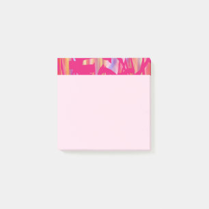 Hot Pink art pink note pads