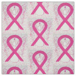 Hot Pink Awareness Ribbon Angel Fabric Material
