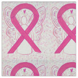 Hot Pink Awareness Ribbon Angel Fabric Material
