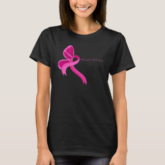 Hot Pink Awareness Ribbon Butterfly T-Shirt