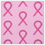 Hot Pink Awareness Ribbon Custom Fabric Material