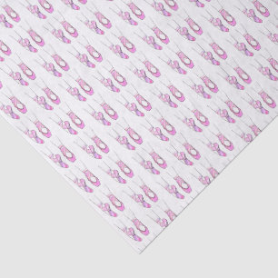 Hot Pink Ballerina Ballet Tissue Paper