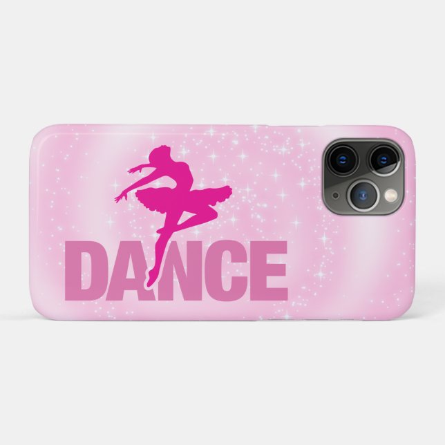 Hot Pink Ballerina Dance Sparkle  Case-Mate iPhone Case (Back (Horizontal))
