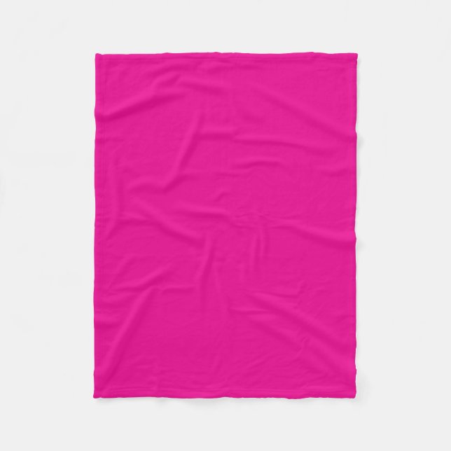 Hot Pink Bandana Fleece Blanket (Front)