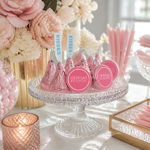 Hot Pink Bat Mitzvah Hirshey Kisses Favor