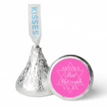 Hot Pink Bat Mitzvah Party Star of David Hershey®'s Kisses®