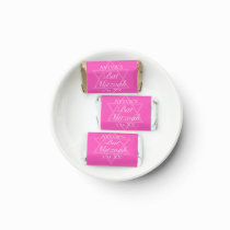 Hot Pink Bat Mitzvah Party Star of David Hershey's Miniatures