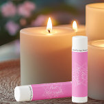 Hot Pink Bat Mitzvah Party Star of David Lip Balm<br><div class="desc">This girly bright pink Bat Mitzvah party favor lip balm features a minimalist modern typography layout over a Star of David symbol for a Jewish girl. Cute and feminine favors for your teenager.</div>